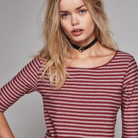 We The Free Red Frenchie Tee Dress Size L - Picture 3 of 7